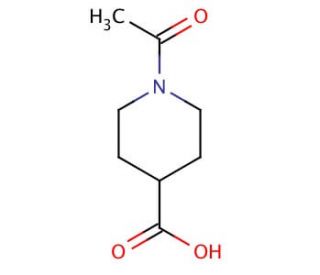 1-Acetylisonipecotic Acid (CAS 25503-90-6) - chemical structure image