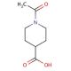 1-Acetylisonipecotic Acid (CAS 25503-90-6) - chemical structure image