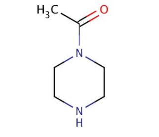 1-Acetylpiperazine (CAS 13889-98-0) - chemical structure image