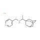 (1-Adamantan-1-yl-ethyl)-pyridin-4-ylmethyl-amine hydrochloride - chemical structure image