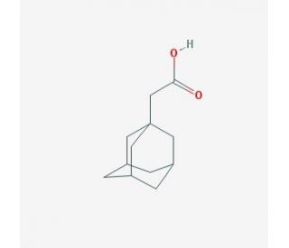 1-Adamantaneacetic acid (CAS 4942-47-6) - chemical structure image