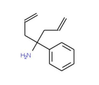 1-Allyl-1-phenylbut-3-enylamine - chemical structure image