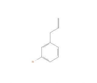 1-Allyl-3-bromobenzene (CAS 18257-89-1) - chemical structure image