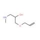 1-Allyloxy-3-methylamino-propan-2-ol - chemical structure image