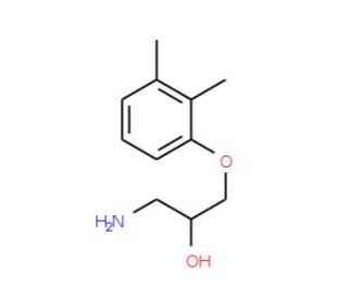 1-Amino-3-(2,3-dimethyl-phenoxy)-propan-2-ol - chemical structure image