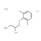 1-Amino-3-(2,6-dimethyl-phenoxy)-propan-2-ol hydrochloride hydrate - chemical structure image