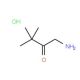 1-Amino-3,3-dimethyl-butan-2-one HCl (CAS 33119-72-1) - chemical structure image
