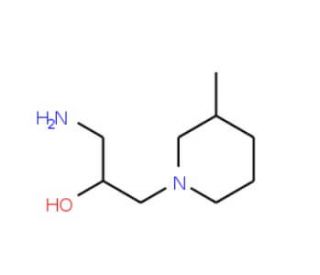 1-Amino-3-(3-methyl-piperidin-1-yl)-propan-2-ol - chemical structure image
