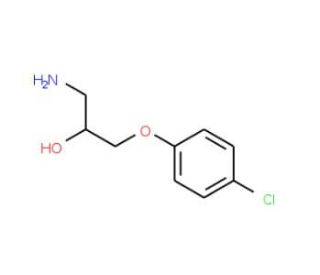 1-Amino-3-(4-chloro-phenoxy)-propan-2-ol (CAS 5215-07-6) - chemical structure image