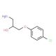 1-Amino-3-(4-chloro-phenoxy)-propan-2-ol (CAS 5215-07-6) - chemical structure image