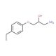 1-Amino-3-(4-ethyl-phenoxy)-propan-2-ol (CAS 63273-71-2) - chemical structure image