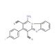 1-Amino-3-(4-fluoro-phenyl)-benzo[4,5]imidazo[1,2-a]pyridine-2,4-dicarbonitrile - chemical structure image