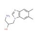 1-amino-3-(5,6-dimethyl-1H-1,3-benzodiazol-1-yl)propan-2-ol - chemical structure image
