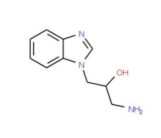 1-Amino-3-benzoimidazol-1-yl-propan-2-ol - chemical structure image
