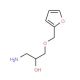 1-Amino-3-(furan-2-ylmethoxy)-propan-2-ol (CAS 5380-89-2) - chemical structure image
