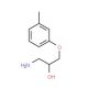 1-Amino-3-m-tolyloxy-propan-2-ol - chemical structure image