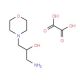 1-amino-3-morpholin-4-ylpropan-2-ol oxalate (CAS 1078162-98-7) - chemical structure image