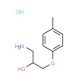 1-Amino-3-p-tolyloxy-propan-2-olhydrochloride - chemical structure image