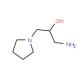 1-amino-3-(pyrrolidin-1-yl)propan-2-ol (CAS 39849-47-3) - chemical structure image