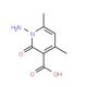 1-Amino-4,6-dimethyl-2-oxo-1,2-dihydro-pyridine-3-carboxylic acid - chemical structure image