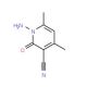 1-amino-4,6-dimethyl-2-oxo-1,2-dihydropyridine-3-carbonitrile (CAS 1562-12-5) - chemical structure image