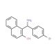 1-[Amino-(4-bromo-phenyl)-methyl]-naphthalen-2-ol (CAS 714953-85-2) - chemical structure image