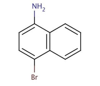 1-Amino-4-bromonaphthalene (CAS 2298-07-9) - chemical structure image
