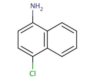 1-Amino-4-chloronaphthalene (CAS 4684-12-2) - chemical structure image