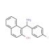 1-[Amino-(4-fluoro-phenyl)-methyl]-naphthalen-2-ol (CAS 714953-86-3) - chemical structure image