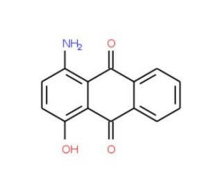 1-Amino-4-hydroxyanthraquinone (CAS 116-85-8) - chemical structure image