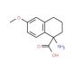 1-amino-6-methoxy-1,2,3,4-tetrahydronaphthalene-1-carboxylic acid - chemical structure image