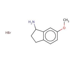 1-Amino-6-methoxy indan - chemical structure image