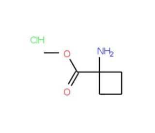 1-Amino-cyclobutanecarboxylic acid methyl ester HCl (CAS 92398-47-5) - chemical structure image