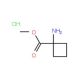 1-Amino-cyclobutanecarboxylic acid methyl ester HCl (CAS 92398-47-5) - chemical structure image