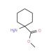 1-Amino-cyclohexanecarboxylic acid methyl ester (CAS 4507-57-7) - chemical structure image