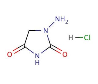 1-Amino Hydantoin Hydrochloride (CAS 2827-56-7) - chemical structure image