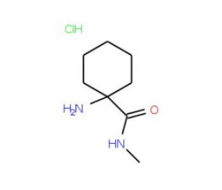 1-amino-N-methylcyclohexane-1-carboxamide hydrochloride - chemical structure image