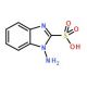 1-Aminobenzimidazole-2-sulfonic acid (CAS 120341-04-0) - chemical structure image