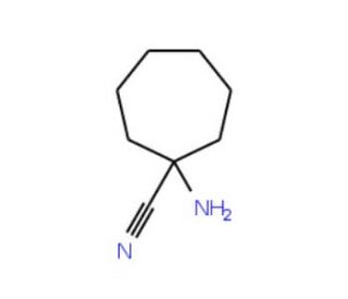 1-aminocycloheptanecarbonitrile - chemical structure image