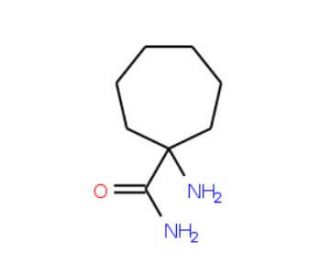 1-aminocycloheptanecarboxamide (CAS 906075-26-1) - chemical structure image