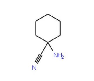 1-aminocyclohexanecarbonitrile (CAS 5496-10-6) - chemical structure image