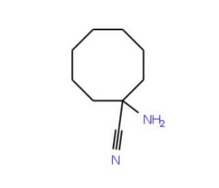 1-aminocyclooctanecarbonitrile - chemical structure image