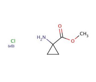 1-Aminocyclopropane-1-carboxylic Acid Methyl Ester, Hydrochloride (CAS 72784-42-0) - chemical structure image