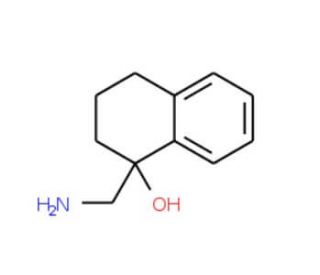 1-Aminomethyl-1,2,3,4-tetrahydro-naphthalen-1-ol (CAS 50361-60-9) - chemical structure image