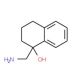 1-Aminomethyl-1,2,3,4-tetrahydro-naphthalen-1-ol (CAS 50361-60-9) - chemical structure image
