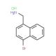 1-Aminomethyl-4-bromonaphthalene, HCl (CAS 578029-09-1) - chemical structure image