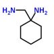 1-(aminomethyl)cyclohexan-1-amine - chemical structure image