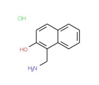 1-Aminomethyl-naphthalen-2-ol hydrochloride (CAS 7523-34-4) - chemical structure image