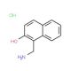 1-Aminomethyl-naphthalen-2-ol hydrochloride (CAS 7523-34-4) - chemical structure image