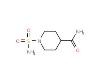 1-(aminosulfonyl)piperidine-4-carboxamide - chemical structure image